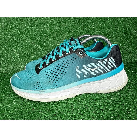 Hoka One One Cavu Black Bluebird Running Shoes Women Size 8 - Picture 4 of 8